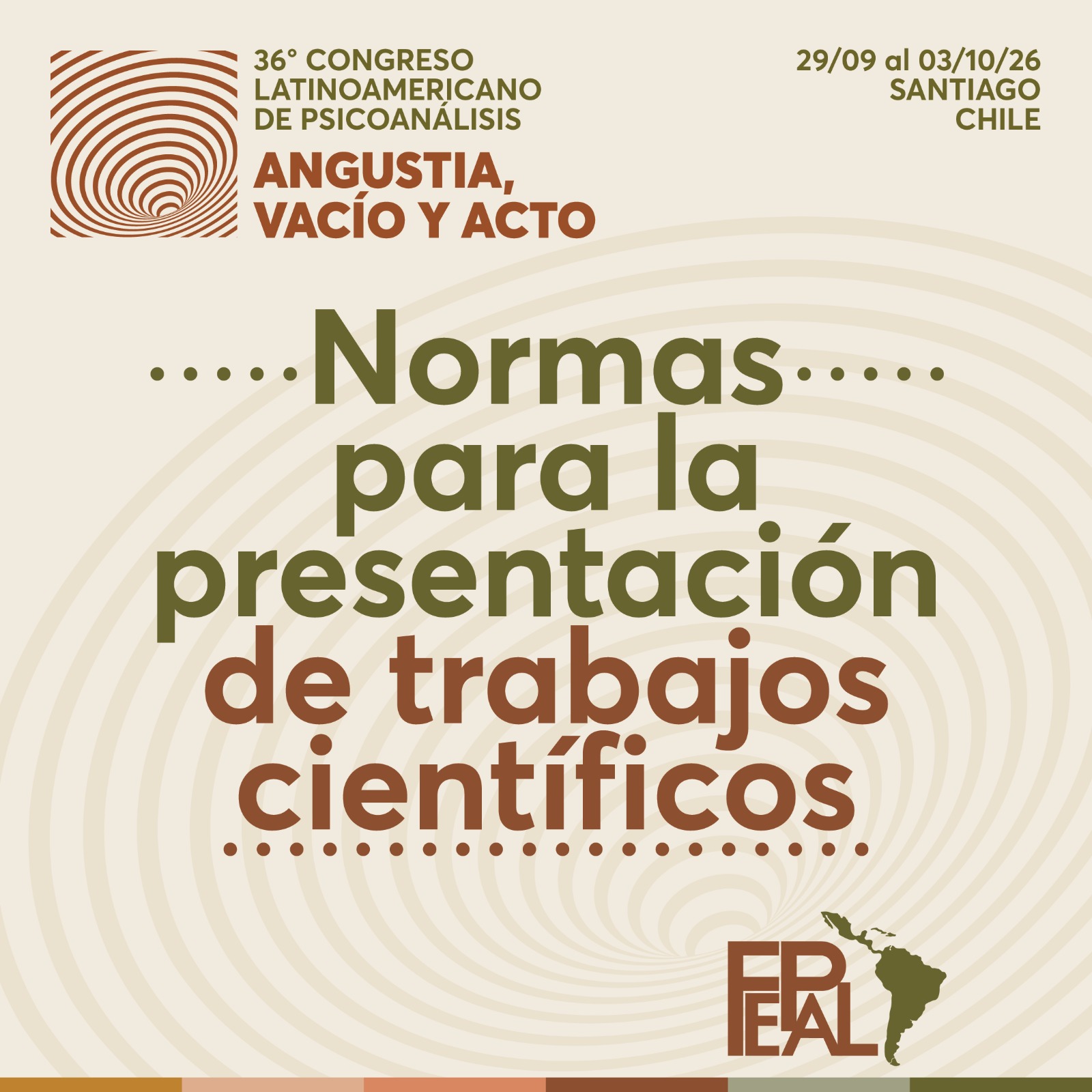 Convocatoria para la presentación de trabajos científicos en el Congreso FEPAL 2026