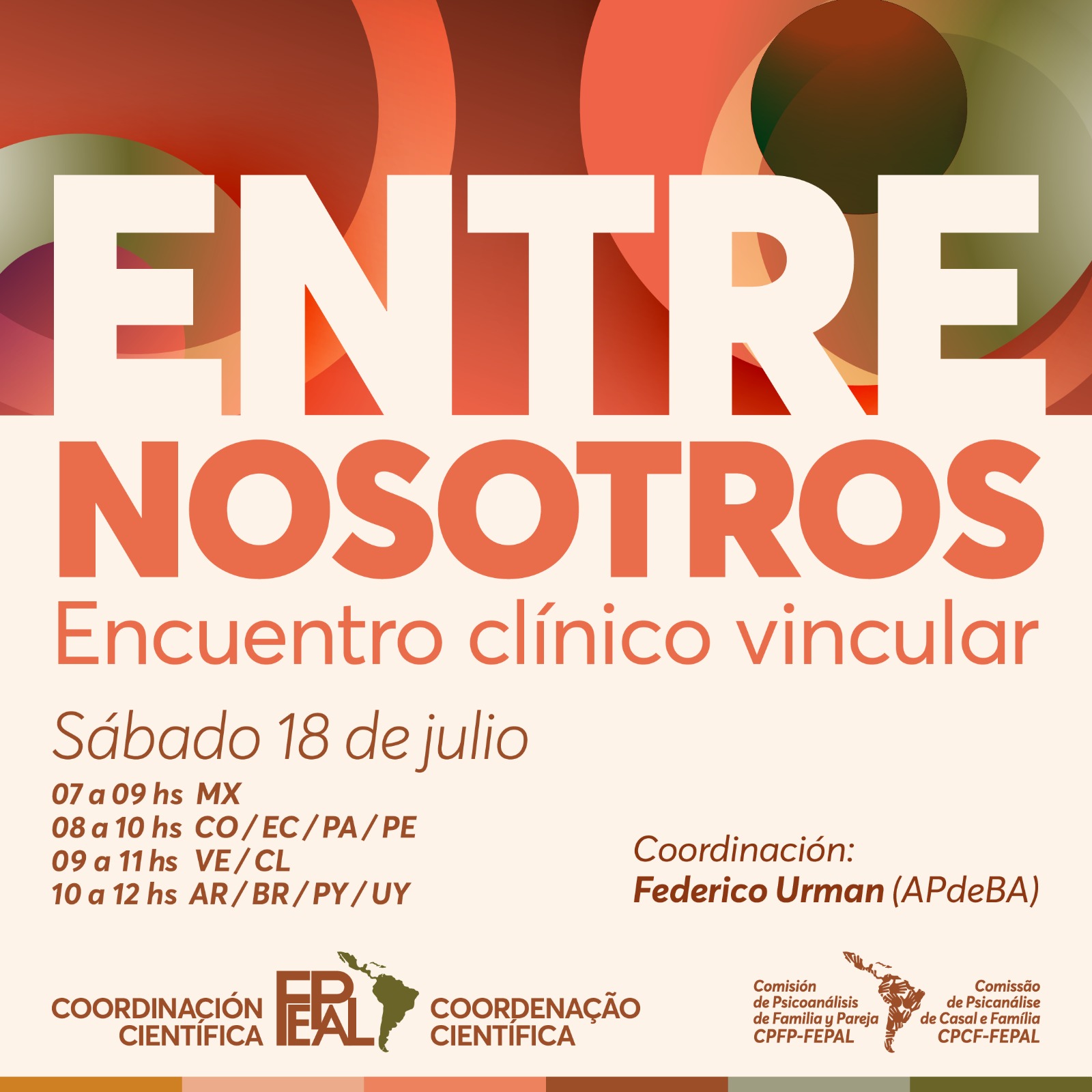 Entre NOSOTROS. Encuentro clínico vincular